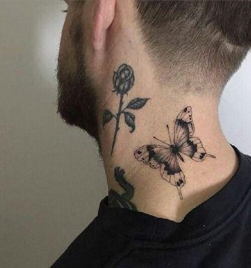 Tatuaje de mariposa para hombres