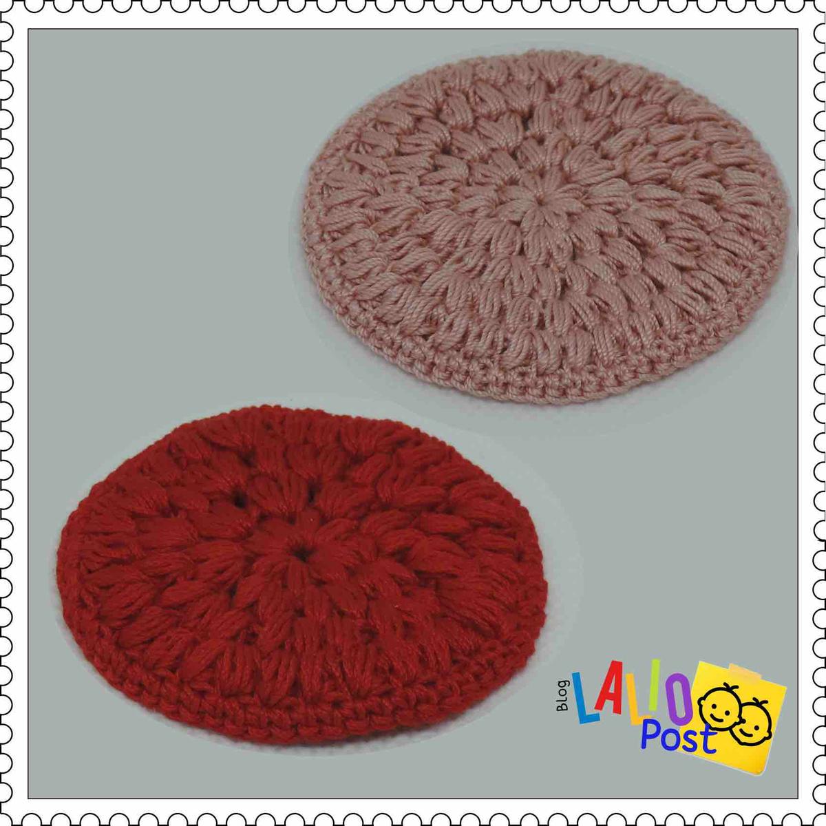 Discos desmaquillantes reutilizables en punto puff