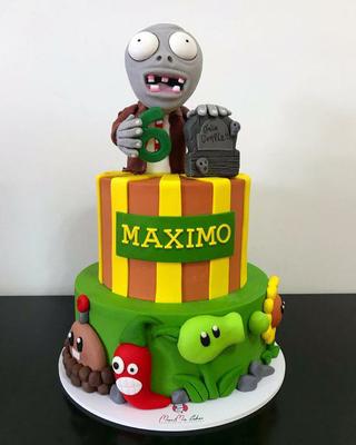 Tortas decoradas Plantas vs. Zombies | Manualidades