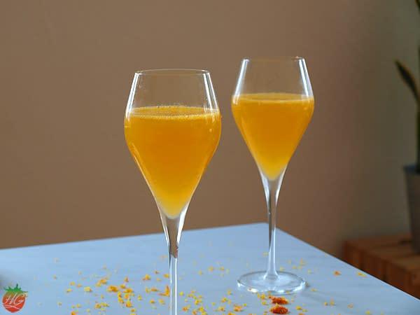 Receta Mimosa cóctel HortoGourmet