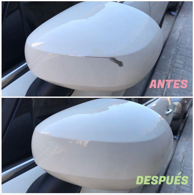 Quitaesmalte para las rayadas del coche.