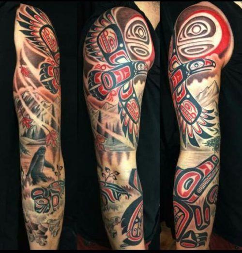 Tatuajes tribales Haida