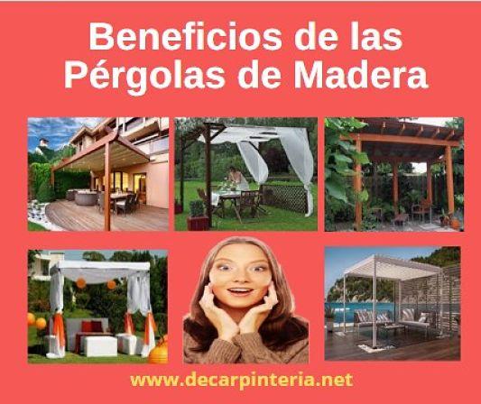 Chica sorprendida viendo diferentes Beneficios de las Pérgolas