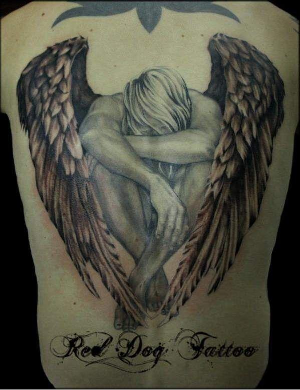 Tatuaje de Ángeles caídos