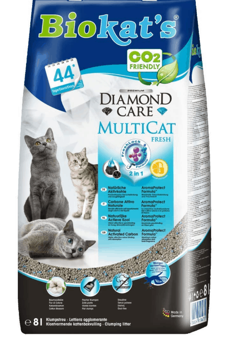 Biokats Diamond Care Multicat Fresh arena para gatos