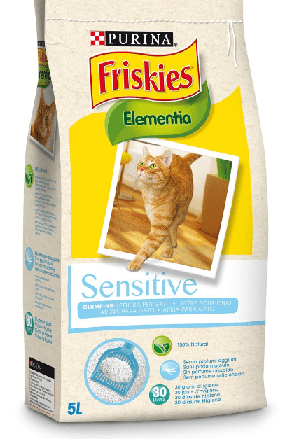 Purina Friskies Natural Sensitive arena para gatos