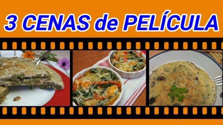 3 cenas con huevos en 10 minutos