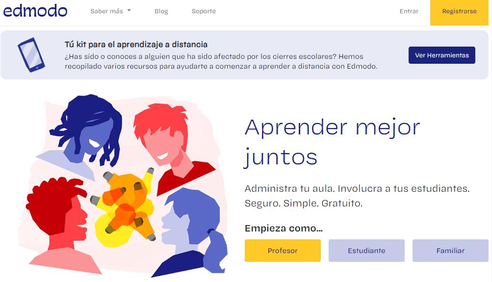 Crear aulas virtuales en Edmodo