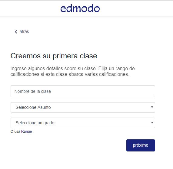 Crear una clase en Edmodo