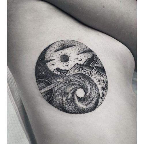 Tatuaje de tierra y mar