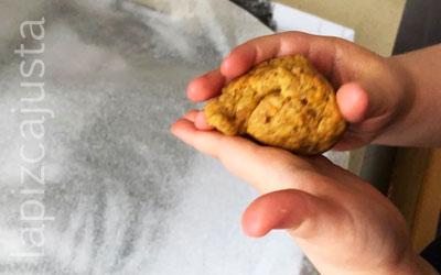 hacer bolas de galleta