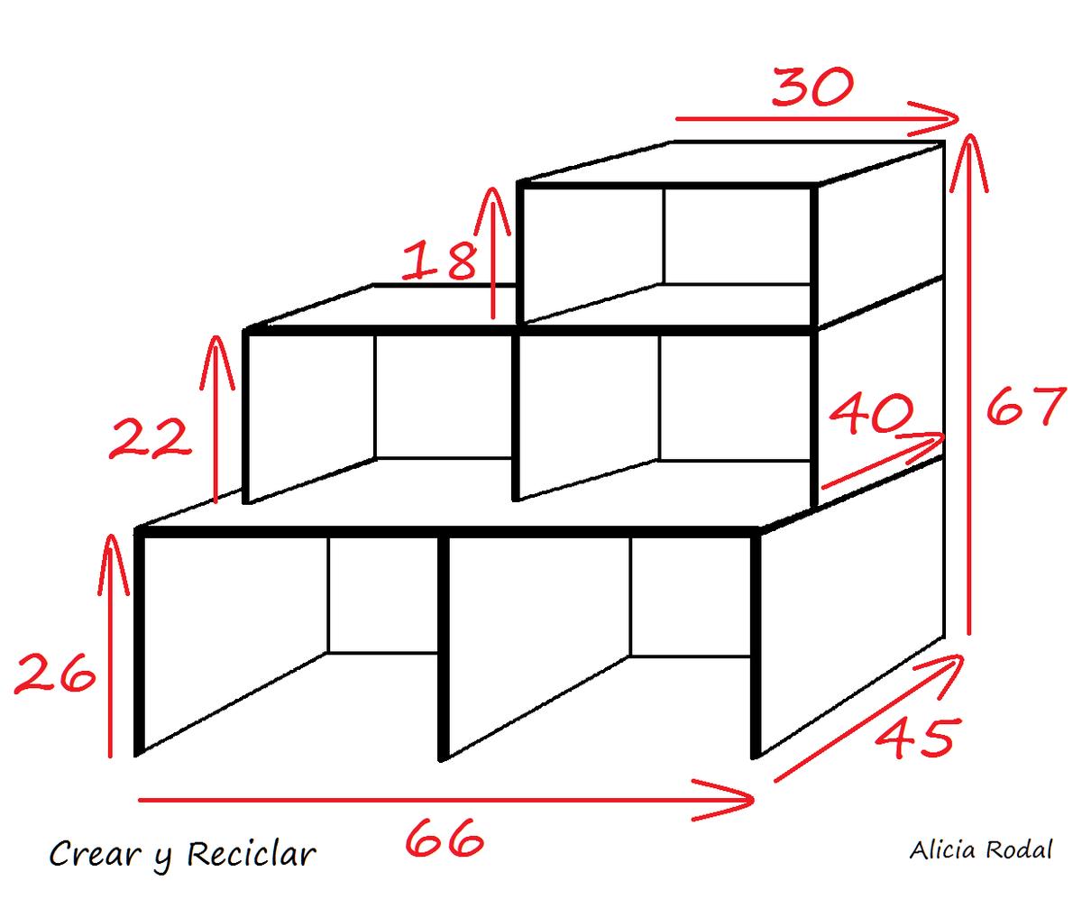 Como hacer muebles, organizadores, repisas y cajones de cartón, para tener tu ropa, materiales y demás objetos, bien organizados en el armario. 
