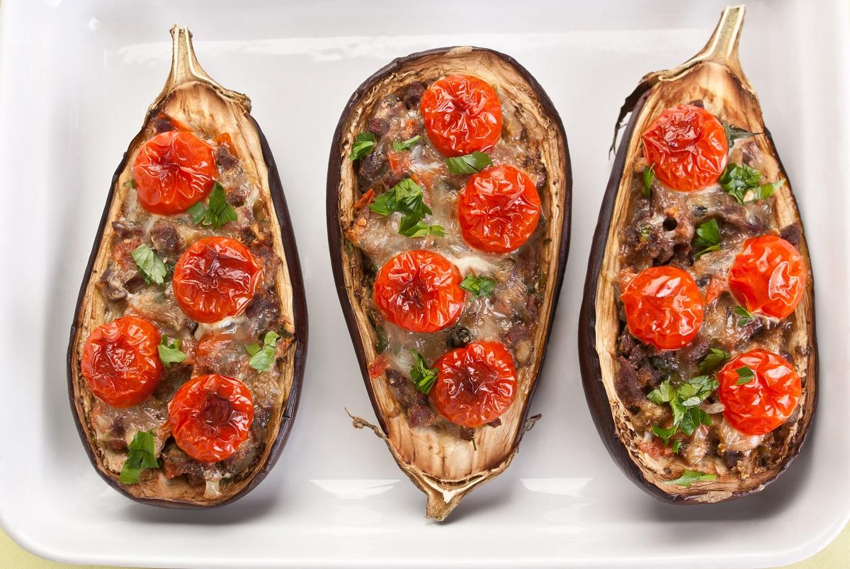 Canoas de Berenjena al Horno