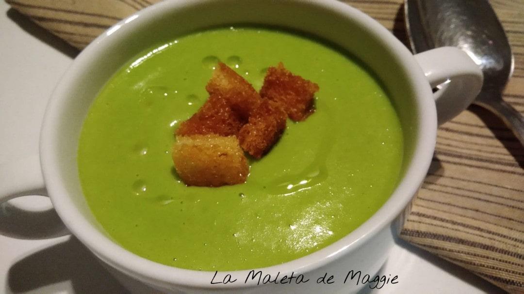 crema de guisantes