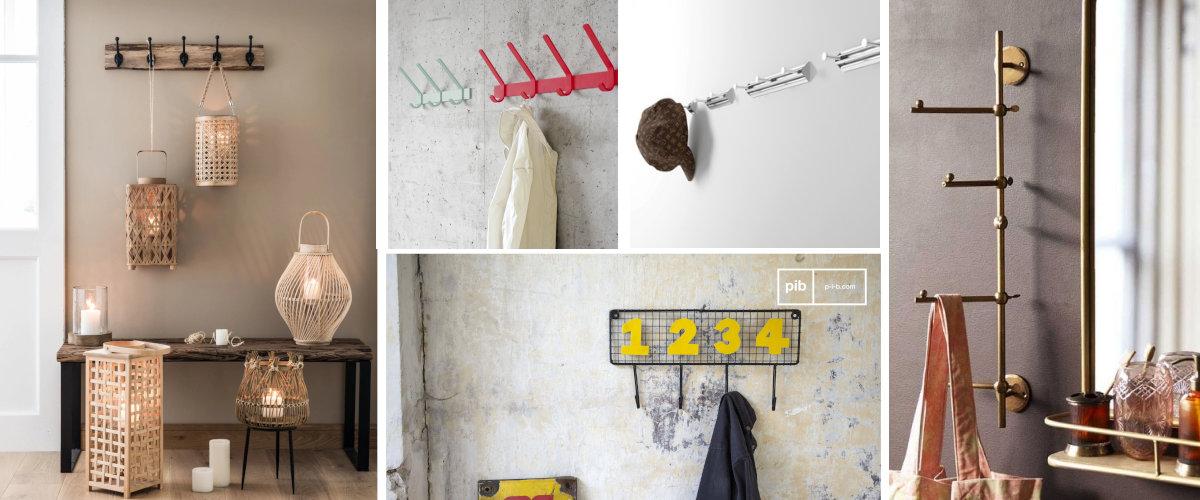 Percheros metálicos