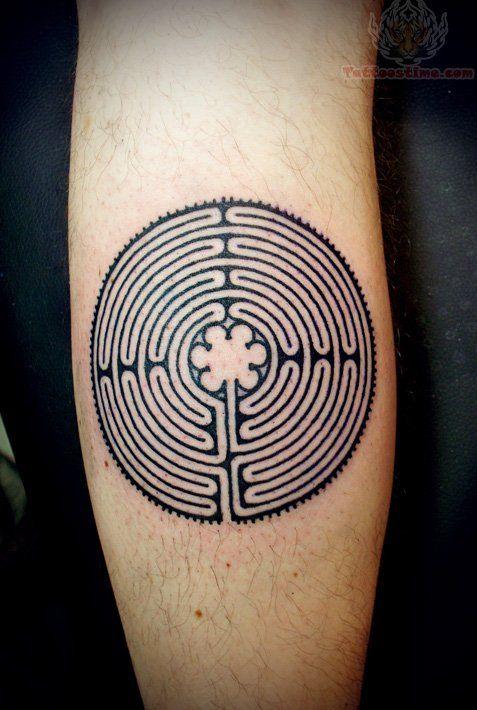 Tatuaje celta el laberinto