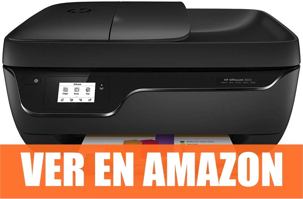 HP OfficeJet 3833 - Impresora multifunción de tinta
