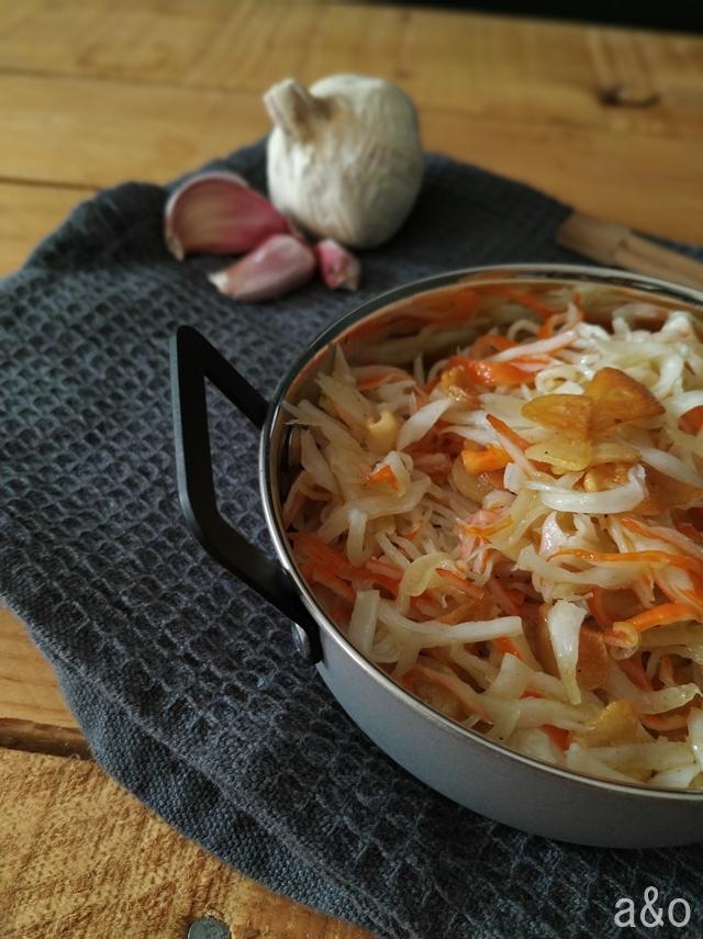 Palitos de cangrejo al ajillo