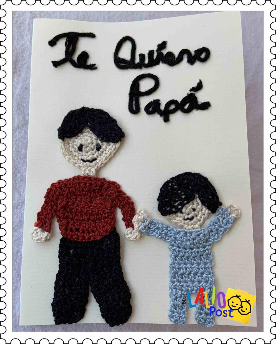 tarjeta hecha a mano para el día del padre