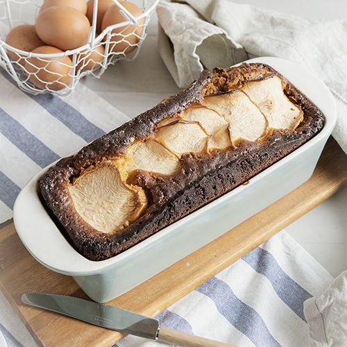 Plum Cake de Espelta, Azahar y Manzana