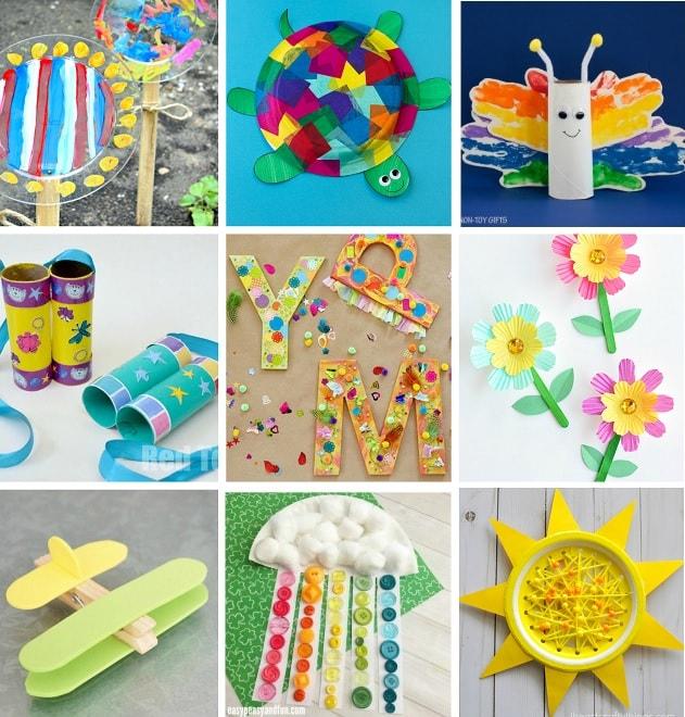 manualidades infantiles para jugar en casa