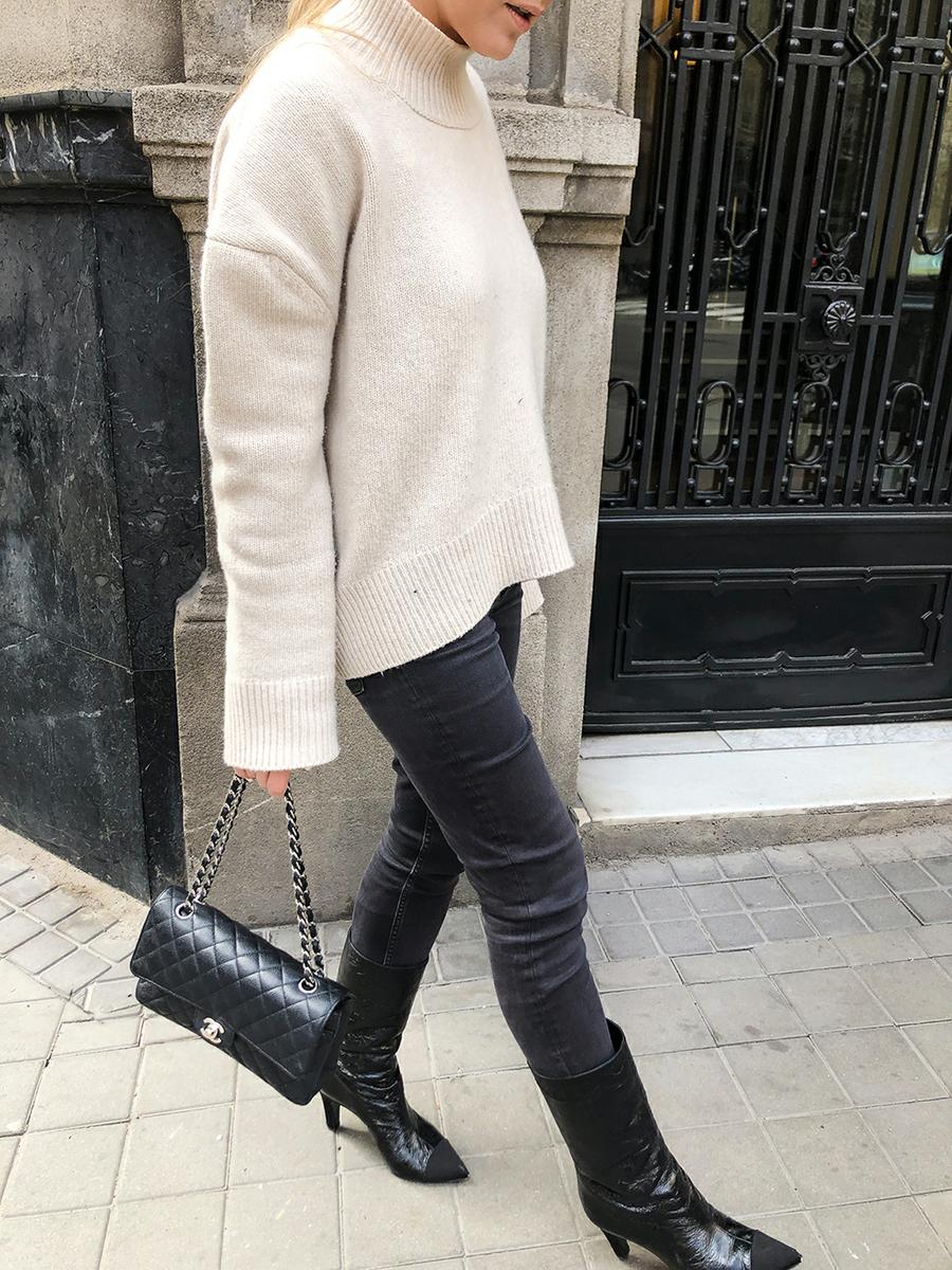 Trini | Brock Collection sweater Chanel boots