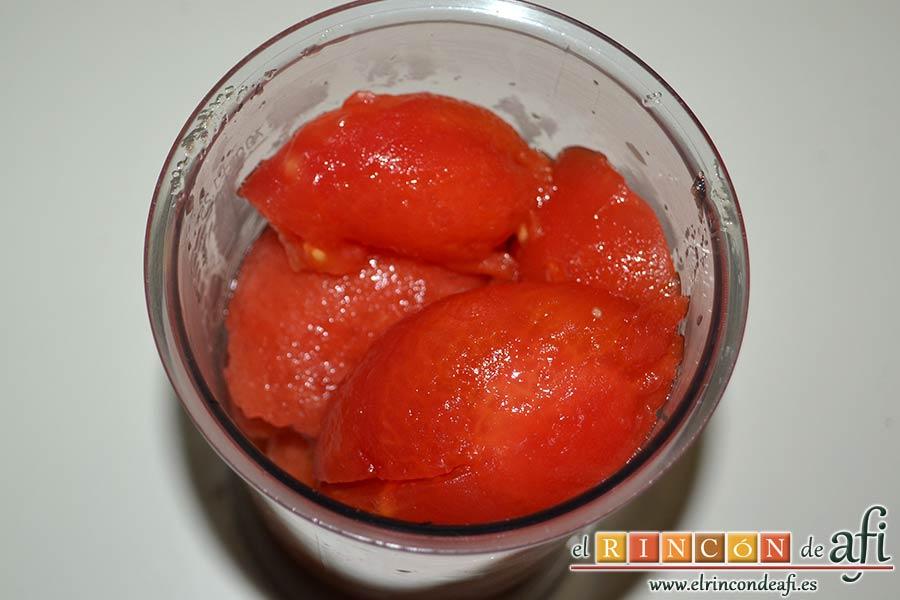 Pimentada, ponerlos en un vaso triturador