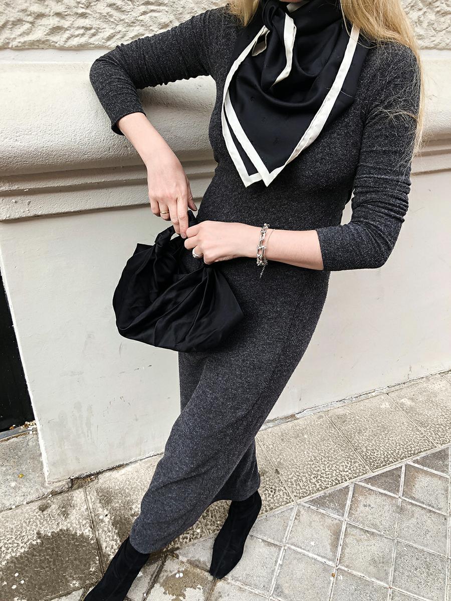 Trini | T by Alexander Wang dress Stella McCartney boots