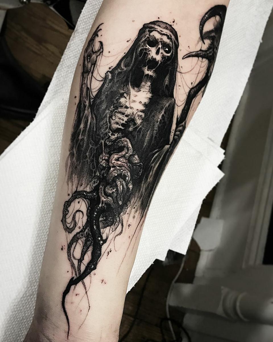 Tatuajes de demonios góticos