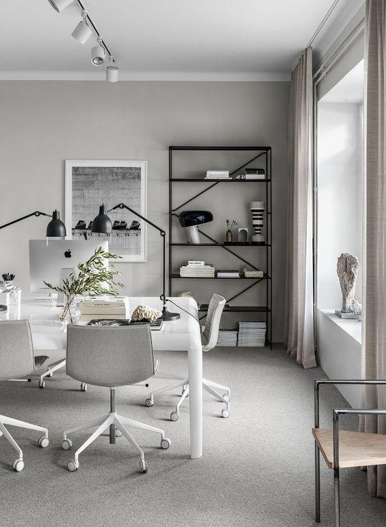 decoralinks | espacio improvisado para teletrabajar - comedor de Lotta Agaton