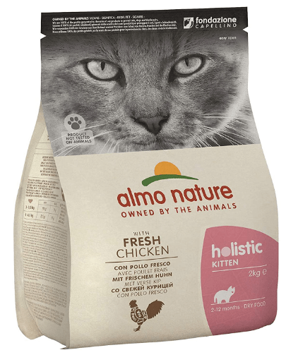 Almo nature Cat Dry Holistic - Pienso de pollo y arroz para gatito