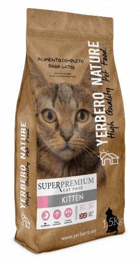 YERBERO Nature Kitten - Comida Superpremium para gatitos