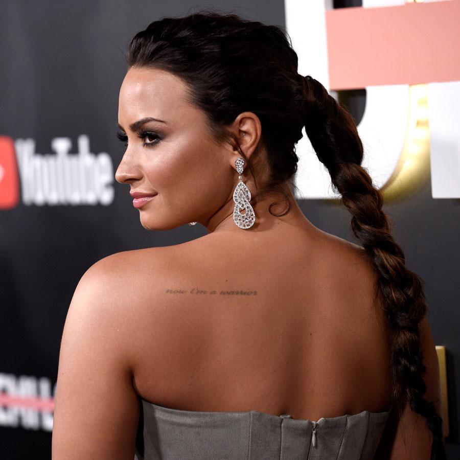 Tatuaje de la cantante Demi Lovato