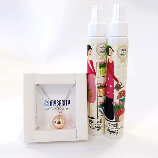Regalos para embarazadas: Pack cremas + llamador de angeles