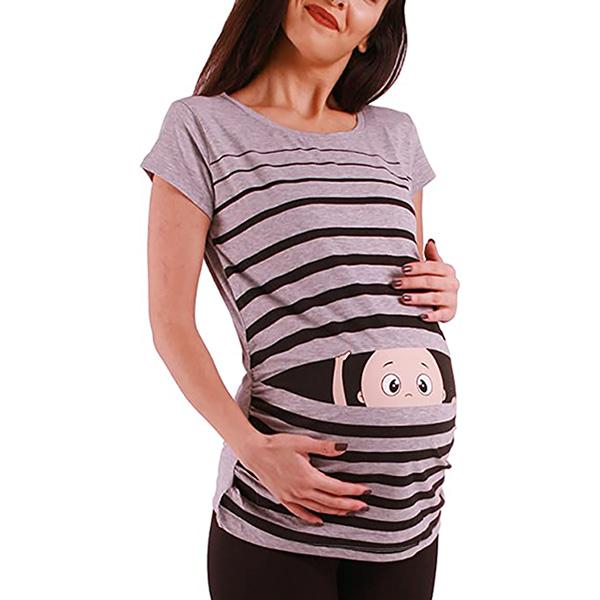 Regalos para embarazadas: Camiseta premama divertida bebe escondido
