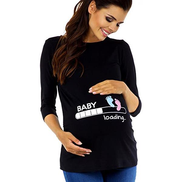 Regalos para embarazadas: Camiseta premama divertida bebe en camino