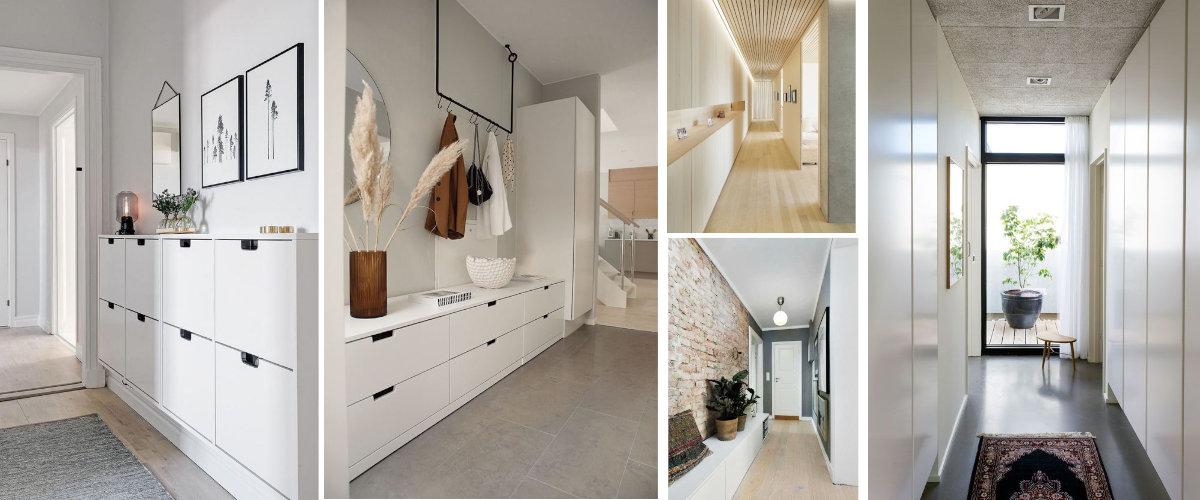 Armarios en el pasillo