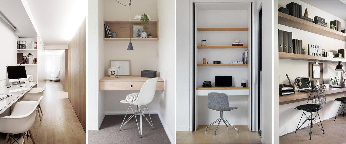 Zona de trabajo en el pasillo