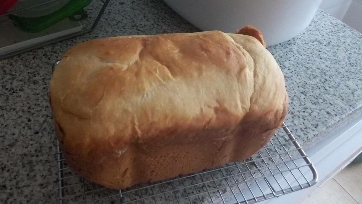 pan de molde en panificadora