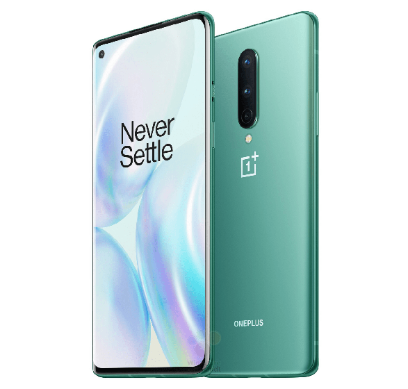 OnePlus 8 en color verde