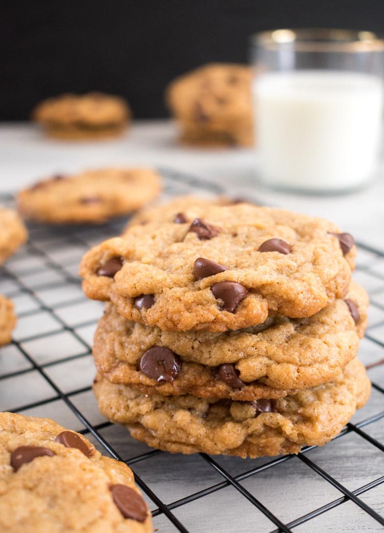 Galletas de chispas de chocolate exprés