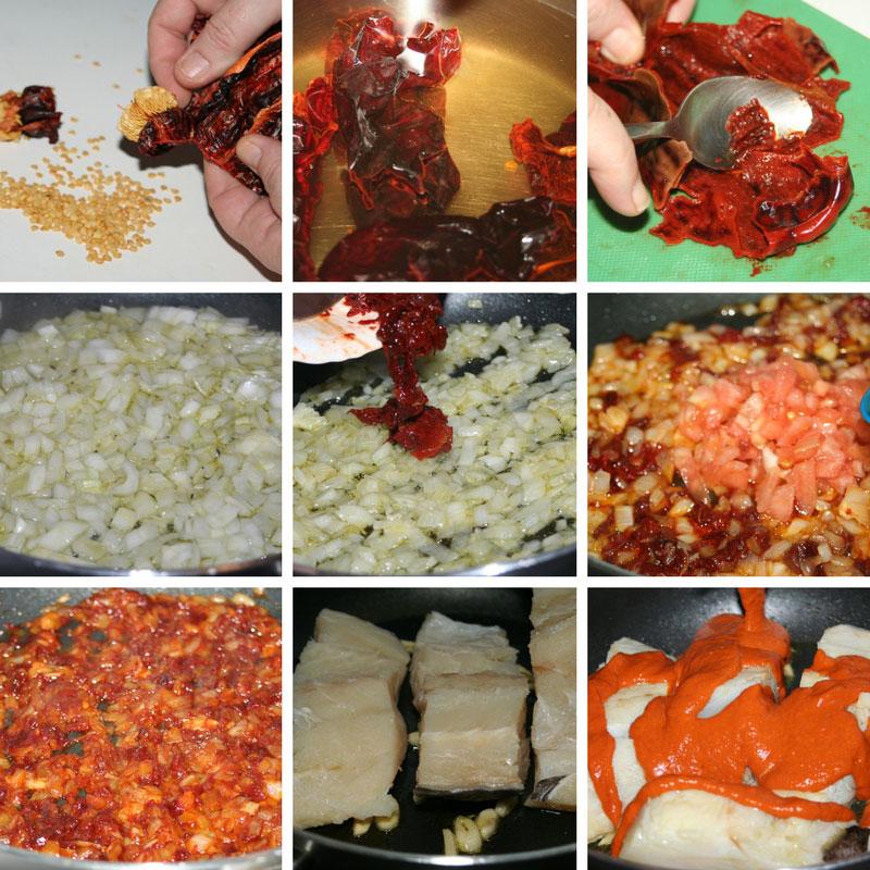 receta bacalao a la vizcaina