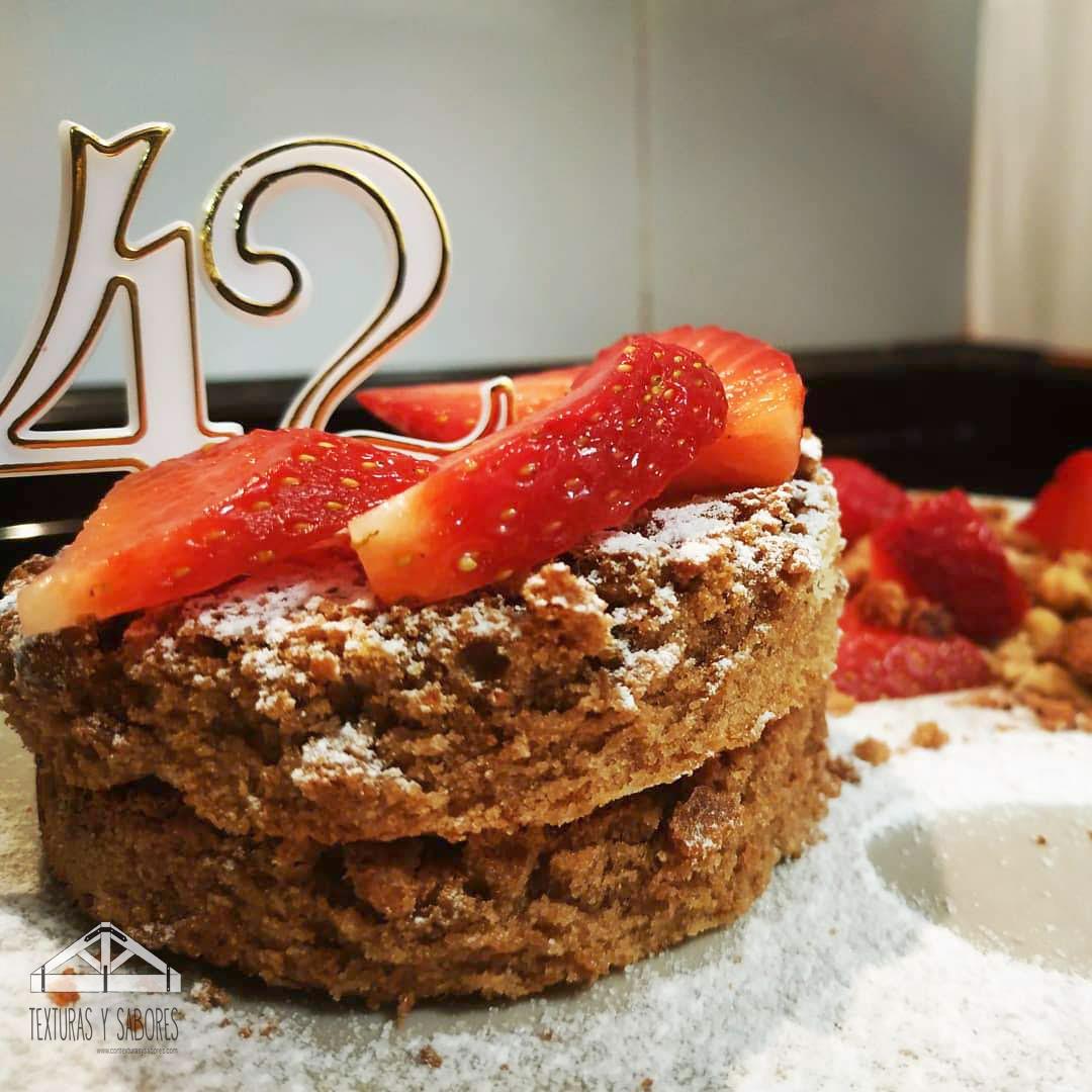 brownie de chocolate con fresas1