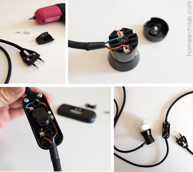 lámpara de origami DIY