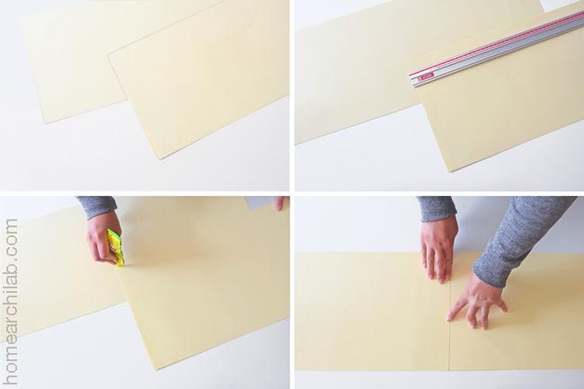 lámpara de origami de papel DIY