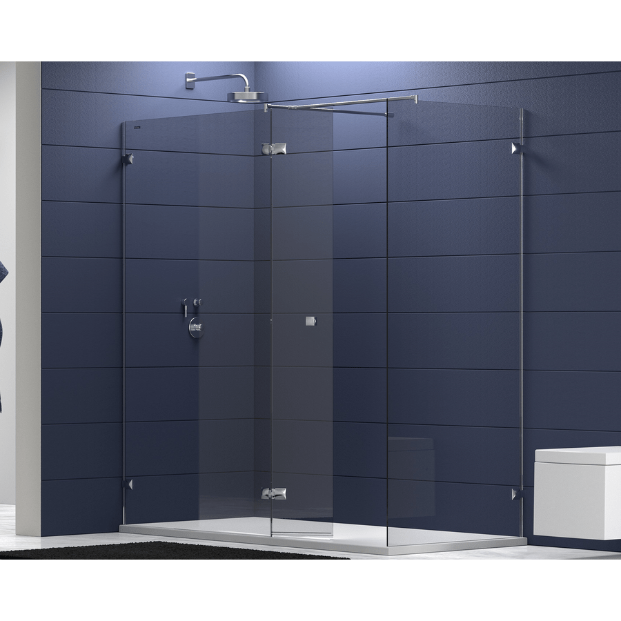 Panel de ducha 1 fijo + 1 puerta abatible + 1 lateral - Collection Pure Style - Duscholux