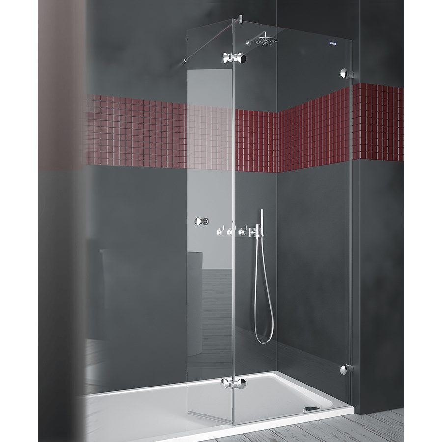 Panel de ducha 1 fijo + 1 puerta abatible - Collection Pure Style - Duscholux