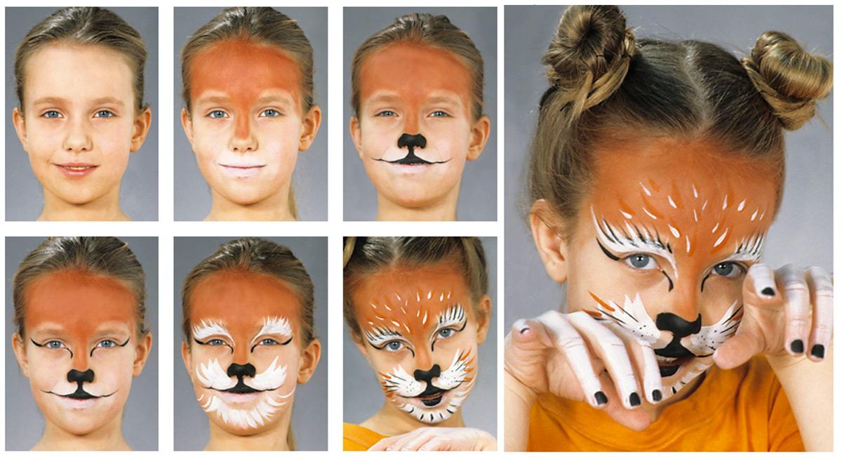 Maquillaje festivo para carnaval