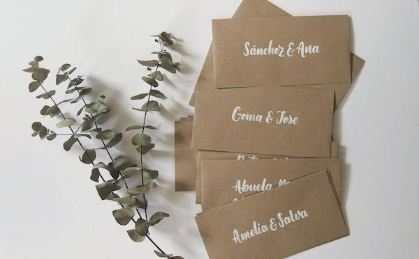 Lettering para bodas Entre Letras - Blog Bodasconestilo