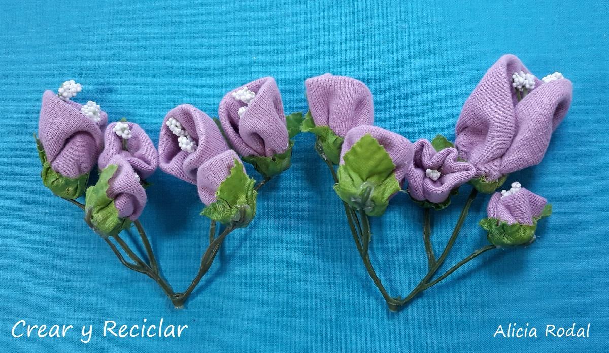 Cómo hacer ramos de flores con retazos de tela | Manualidades